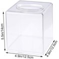 thumbnail image 3 of Square Cover Acrylic Tissues Paper Holder for Bathroom, 3 of 8