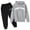 Dark Gray, variant on Kakishop Kids Boys Hoodie Sweatshirts And Sweatpants Jogger Set 2 Pieces Tracksuit Sweatsuit Fall Outfit,Dark Gray