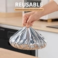 thumbnail image 5 of NOVELAR Elastic Aluminum Foil Food Covers, 11.8 Inch Max Stretch, Seal in Freshness and Heat, Ideal for Potlucks and Picnics, 5 of 7