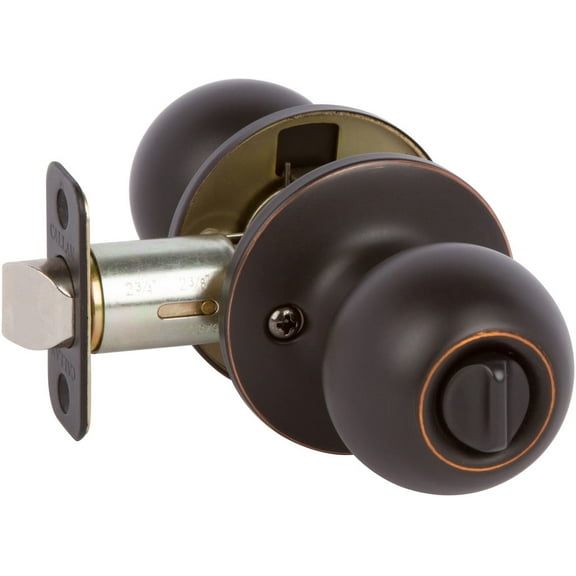 Callan Fairfield Privacy Knob in Oil Rubbed Bronze Edged