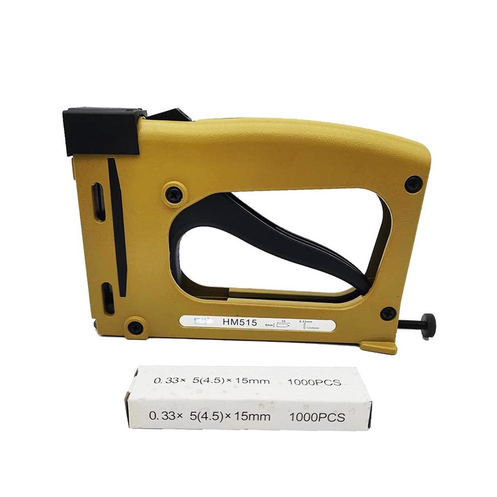 Manual Nail Gun, Furniture Production Interior Decoration Leather Product, Nail Gun Tools HM515 With 1000PCS 5x15MM Nail