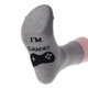 thumbnail image 5 of Calcetines tobilleros largos de algodón Unisex para hombre y mujer, con palabras divertidas, parte inferior, amante del jugador G, 5 of 5
