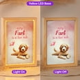 thumbnail image 2 of Every Fart is Love Note Goldendoodle Guilty Face Happy Valentine's Acrylic Plaque with Wood Photo Frame Box Doodle Dog Lover Gifts Idea Light Box - 01016, 2 of 5