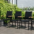 thumbnail image 4 of Urban Elements Manly Beach 5-Piece Teak Wood 100% FSC Rectangular Patio Dining Set. Seating Capacity: 4. Umbrella Hole: 2", 4 of 13