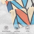 thumbnail image 5 of Yayeee 100% Cotton Hand Towels for Bathroom 16" x 28" Soft Absorbent Kitchen Towel, Blue Geometric, 5 of 7