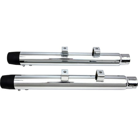 - Harddrive - 062016 - Hd Radium Mufflers Chrome W/black End Caps