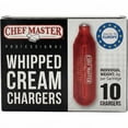 thumbnail image 1 of Cartuchos para crema batida Chef Master, paquete de 10, 8 g N2O, 1 of 7