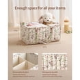 thumbnail image 5 of Gilysido  Floral Diaper Caddy Organizer, Cotton Baby Basket, Gift for Baby Shower, Newborn Essentials, Pastoral Daisy, 5 of 7