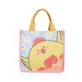 thumbnail image 1 of Bolso pequeño con dibujos animados, estilo fresco, bolso de lona para mujer, bolso de mano de algodón y lino, bolso de mano, mini bolso de almuerzo a rayas, 1 of 6