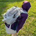 thumbnail image 5 of Mochila de nailon impermeable Y2k para mujer, bolso de viaje para mujer, mochila escolar para adolescentes, mochila informal elegante para mujer, 5 of 5