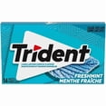 thumbnail image 1 of Trident Freshmint Sugar Free Gum, 14 Pieces, 1 of 5