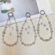 thumbnail image 5 of Decorative Fashion Cellphone Lanyard Bracelet Phone Strap Elegant Colorful Beaded Pendant Antilost Wrist Chain Jewelry White, 5 of 5