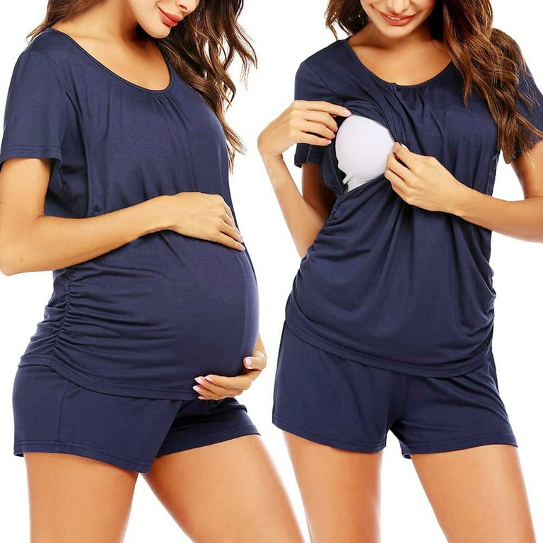 Summer nursing pajamas shop