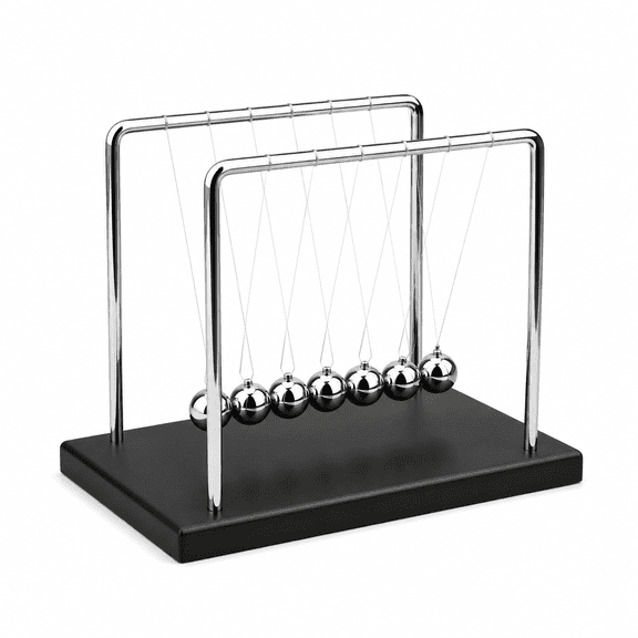 Newtons Cradle Kinetic Balance Balls 7 Beads - Home Office Table Desktop Decoration
