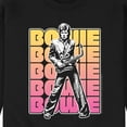 thumbnail image 3 of David Bowie - Bowie Stacked - Men's Crew Neck Fleece Pullover, 3 of 5