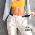 thumbnail image 5 of No Buckle Stretch Belt For Women Men Elastic Waist Belt for Jeans Pants, 5 of 6
