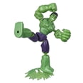 thumbnail image 1 of Marvel Avengers Bend And Flex Action Figure Toy, 6-Inch Flexible Hulk Figure, Includes Blast Accessory, 1 of 5