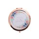 thumbnail image 1 of Ofertas Únicas 1 Pc Espejo de Maquillaje Elegante para Viajes Vacaciones Tono Rosa Dorado Metal Vidrio, 1 of 1