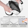 thumbnail image 3 of Naloa Heart Rabbit Print Lunch Bag for Women & Men Insulated Lunch Box or Cooler Lunch Tote Bags for Work, Travel, Outdoor, 3 of 5