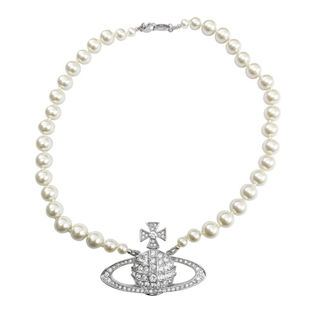 Collar de perlas Gentle Diamond Planet para mujer, gargantilla vintage de lujo ligera de alta gama, cadena de lana para el cabello