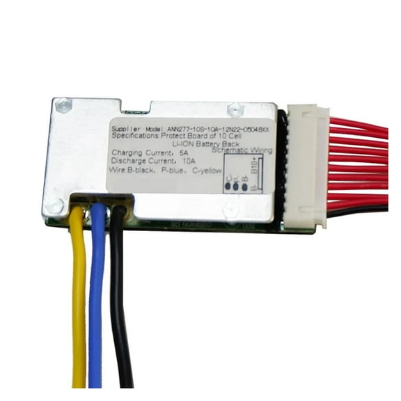 Small Size 36V 15A Lithium Battery BMS PCM For 10S 36V 10Ah-15Ah Lipo/LiMn2O4/LiCoO2 Battery With The Balance Funct ,Multi -Function Protection