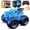 Blue, variant on 95272FUNN RC Monster Trucks RC Car for Boys, 360° Rotating Remote Control Cars with Spray, Light & Sound, 2.4 GHz All Terrain Trucks Dinosaur Toys Christmas Birthday Gifts for Kids 3+(blue)