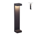 thumbnail image 1 of Lampara Exterior, Sobreponer Piso Negro Integrado Led 9w, 1 of 5