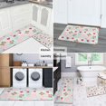 thumbnail image 5 of Pioneer Flower Floral Print Pattern Kitchen Rugs Sets Of 2, Anti Fatigue Non Slip Washable Floor Mats for Kitchen Sink Laundry, 17X30 Inch + 17X47 Inch, 5 of 6