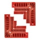 thumbnail image 1 of Juego de 6 cuadrados de posicionamiento, abrazaderas de ángulo recto de 3/4/6 pulgadas (80/100/150mm), abrazadera de esquina de 90 grados, roja, 1 of 6
