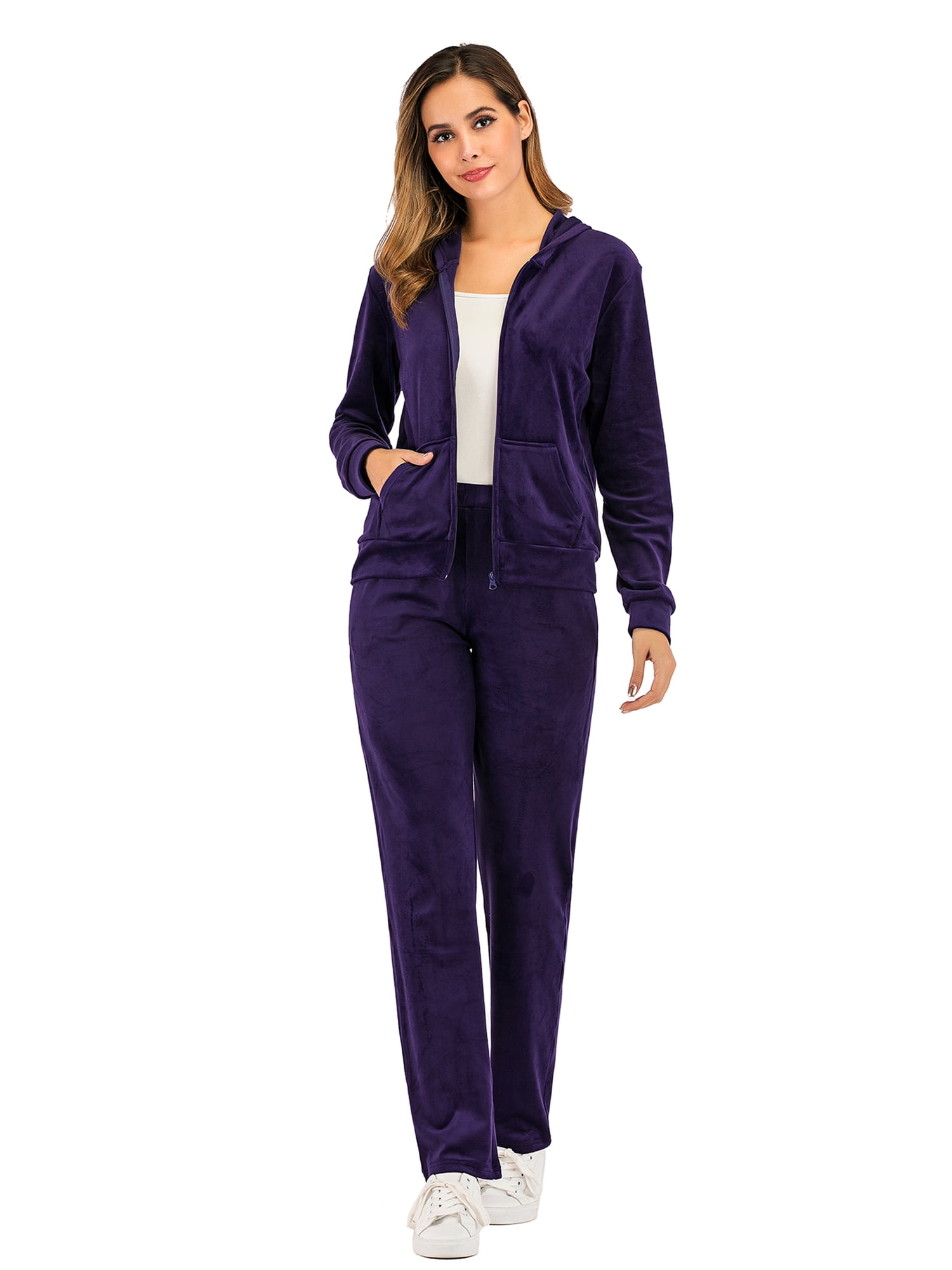 womens zip hoodie tracksuit
