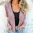 thumbnail image 2 of QQZ Regular Fit Open Front Sequin Cardigan For Women, Long Sleeve Lightweight Cardigan Sweaters For Women, Fall Outfits For Travel Business Casual Party Daily Wear, 2 of 9