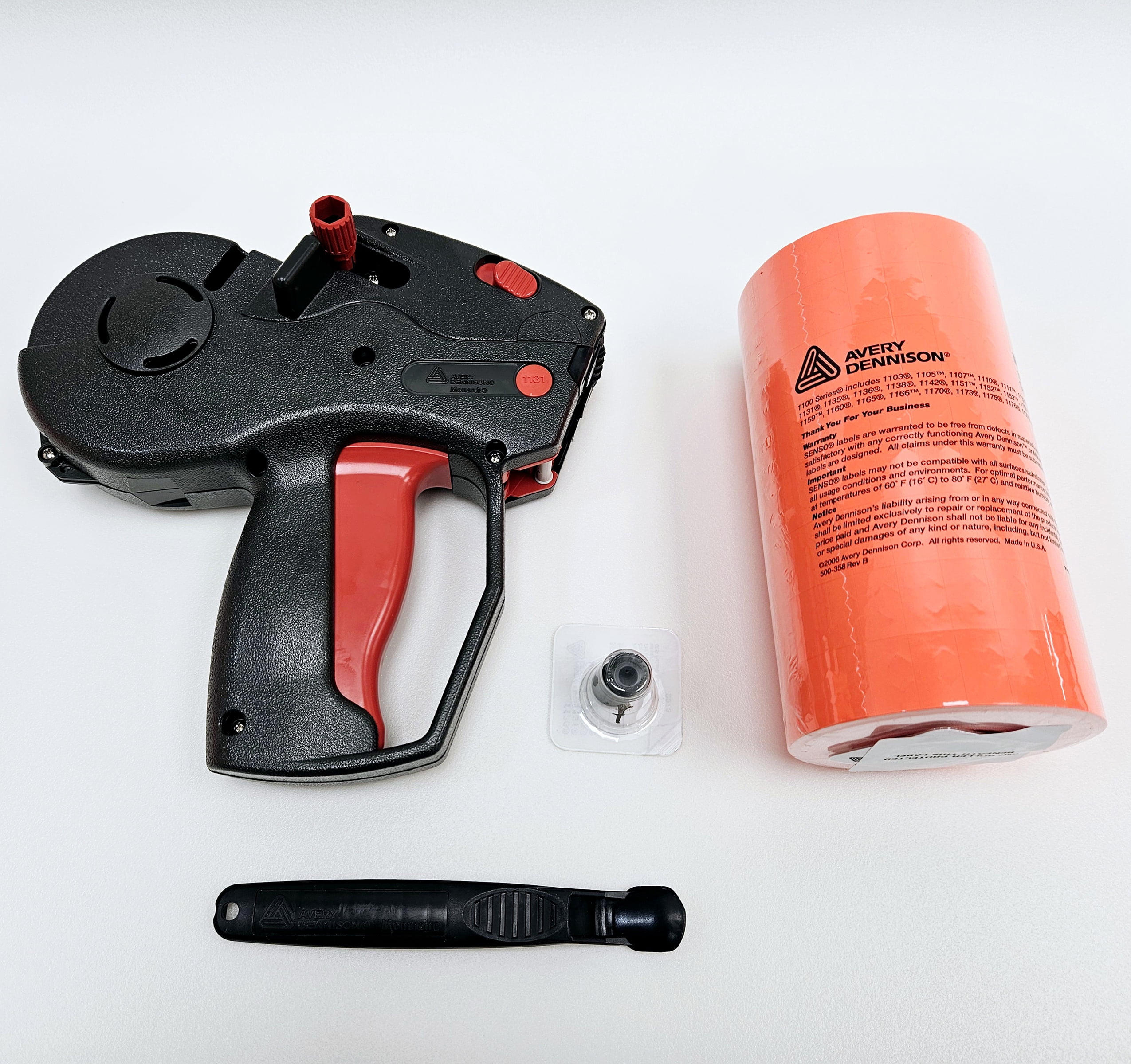 Monarch 1136-01 Price Gun Including Labels (FL Red, 1 Sleeve 8
