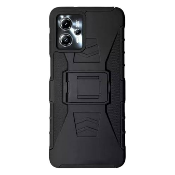Funda Uso Rudo Clip 360 Para Motorola G53 Más 2 Micas De Cristal