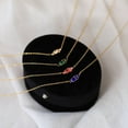 thumbnail image 2 of Twelve Birthstone Necklace Women's Simple Color Gem Necklace, 2 of 2