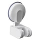 thumbnail image 4 of Soporte de ducha de pared con ángulo ajustable para cabezal de ducha de mano blanco, 4 of 9