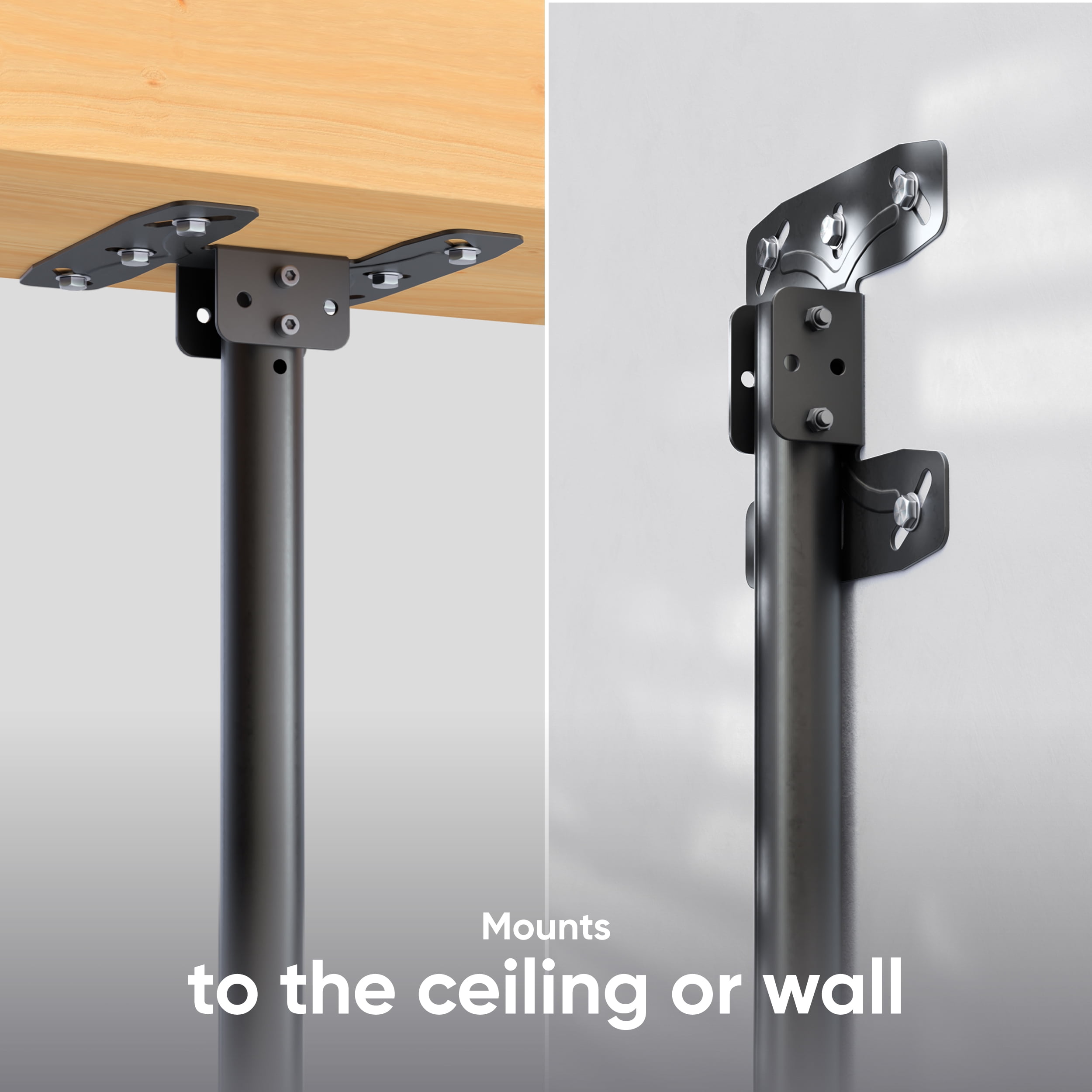 ONKRON Ceiling TV Mount for 32”-80” Flat/Curved Screens up to 150 lbs – Tilting Swiveling max 600x400 VESA