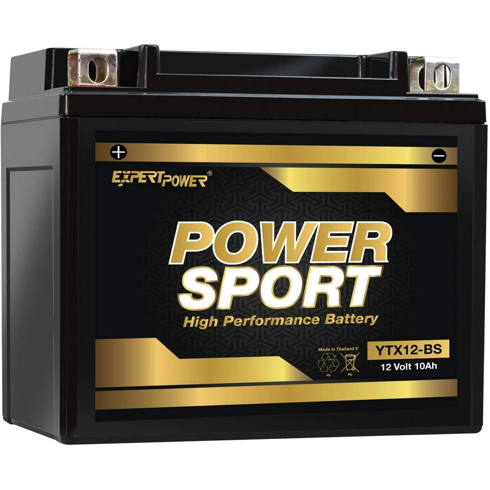 ExpertPower YTX12BS Powersport Motorcycle Maintenance Free Battery