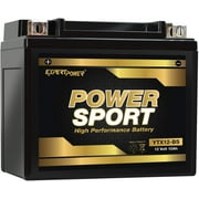 ExpertPower YTX12-BS Powersport Motorcycle Maintenance Free Battery