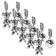thumbnail image 1 of Aretes bonitos BearLove01 5Pzas Oso/Corazón Plata Acero Inoxidable., 1 of 2