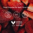 thumbnail image 4 of Raw Sugar Kids Bubble Bath + Body Wash - Strawberry Vanilla, 12 fl oz, 4 of 9