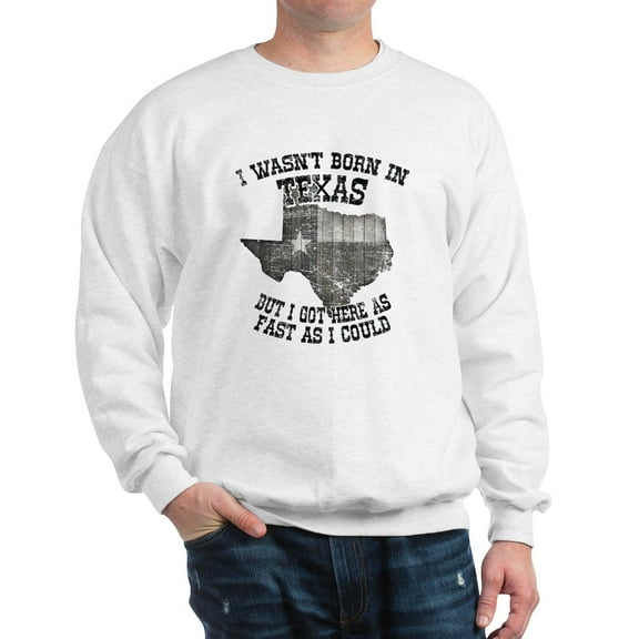 CafePress - Texas Sweatshirt - Crew Neck Sweatshirt