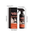 thumbnail image 4 of Leather Cleaner Spray 120ml for Shoes, Bags, Jackets and Furniture – Conditioning Leather Care with Safe Non-Toxic Formula, 4 of 9