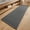 Dark Grey, variant on Waffle Bathroom Runner Rugs, Super Absorbent Non Slip Bath Rug, Upgraded Soft Quick Dry Washable Boho Long Bath Mat with Tassels for Hallway Laundry Room Bedroom, 2'x6' (24"x72"), Brown