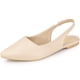 thumbnail image 1 of Zapatos de salón con punta puntiaguda y espalda descubierta para mujer Beige 37, 1 of 6