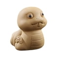 thumbnail image 3 of Estatua de serpiente pequeña, figura de escritorio, arte, estantería, regalo, figura en miniatura para amantes. Amarillo, 3 of 9