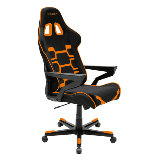 Dxracer Oc168 No Black Orange Racing Bucket Seat Office Chair