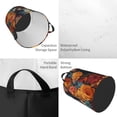 thumbnail image 4 of Fotbe Cute Colorful Flower French Bulldog Laundry Basket with Handles, Waterproof Large Laundry Hamper, Wash Bag for Corner Dorm, Rolling Laundry Basket with Handles-Medium, 4 of 8