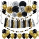 thumbnail image 1 of Balloon Kit de globos de látex para fiestas, 51 unidades, dorado y negro, 1 of 3