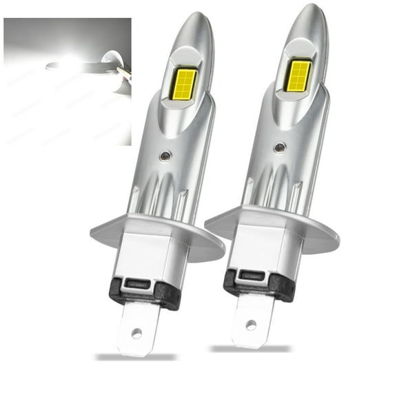 QUAYUB H1 LED Headlight Bulb Conversion Kit High Low Beam Lamp 6000K Super White Brightest