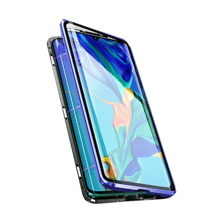 For Huawei P20/Mate 20 Pro P30 Pro/Lite Magnetic Tempered Glass 360° Cover Case